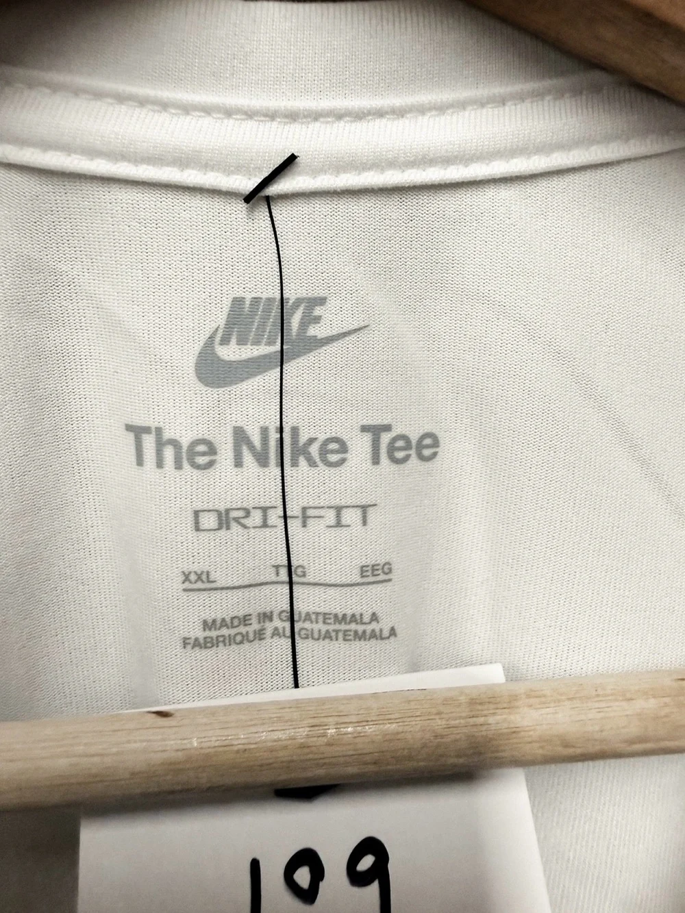 NWT Nike Dri-FIT “The Nike Tee” White Athletic Tee, Size XXL